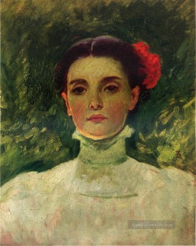 portrait autoportrait porträt Ölbilder verkaufen - Porträt von Maggie Wilson Porträt Frank Duveneck